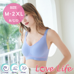 【NO.130】素面軟Q乳膠無網圈內衣 M-2XL